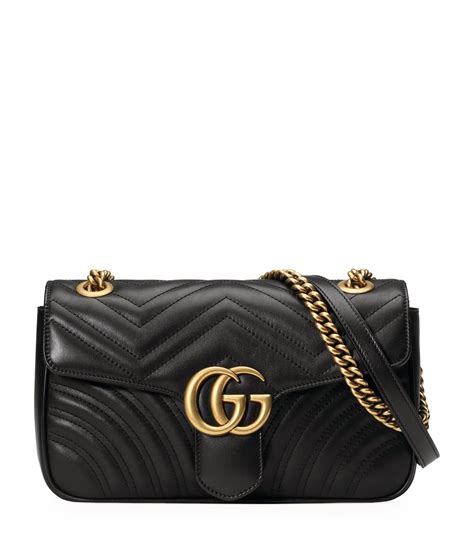 gucci marmont white black|gucci marmont black small.